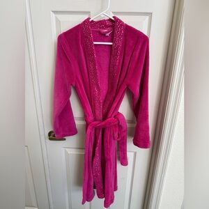 Ulta Beauty Fuchsia Sequin Trim Robe